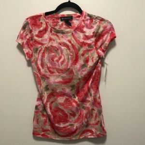 INC international concepts embellished tee. NWT size small